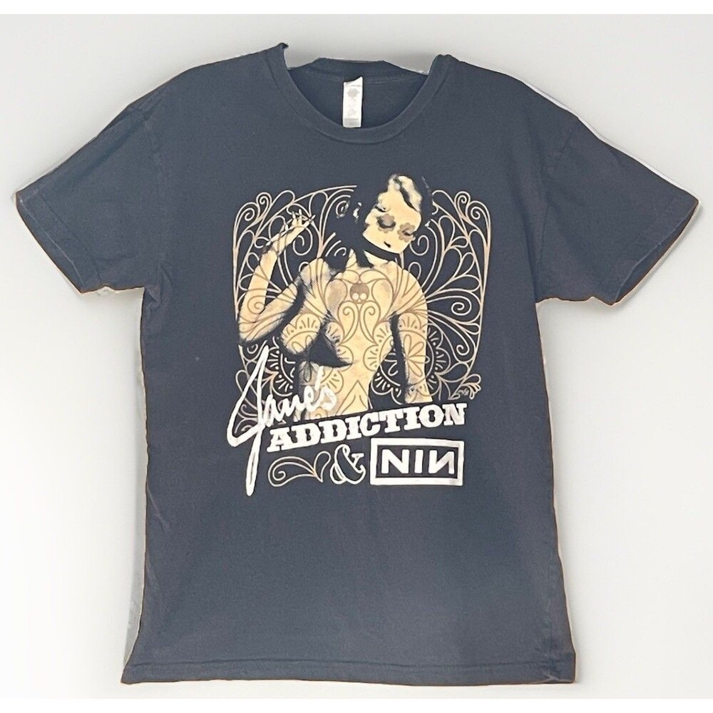Jane’s Addiction Nine Inch Nails NIN/JA 2009 Tour T-Shirt Womens M Grunge Rock